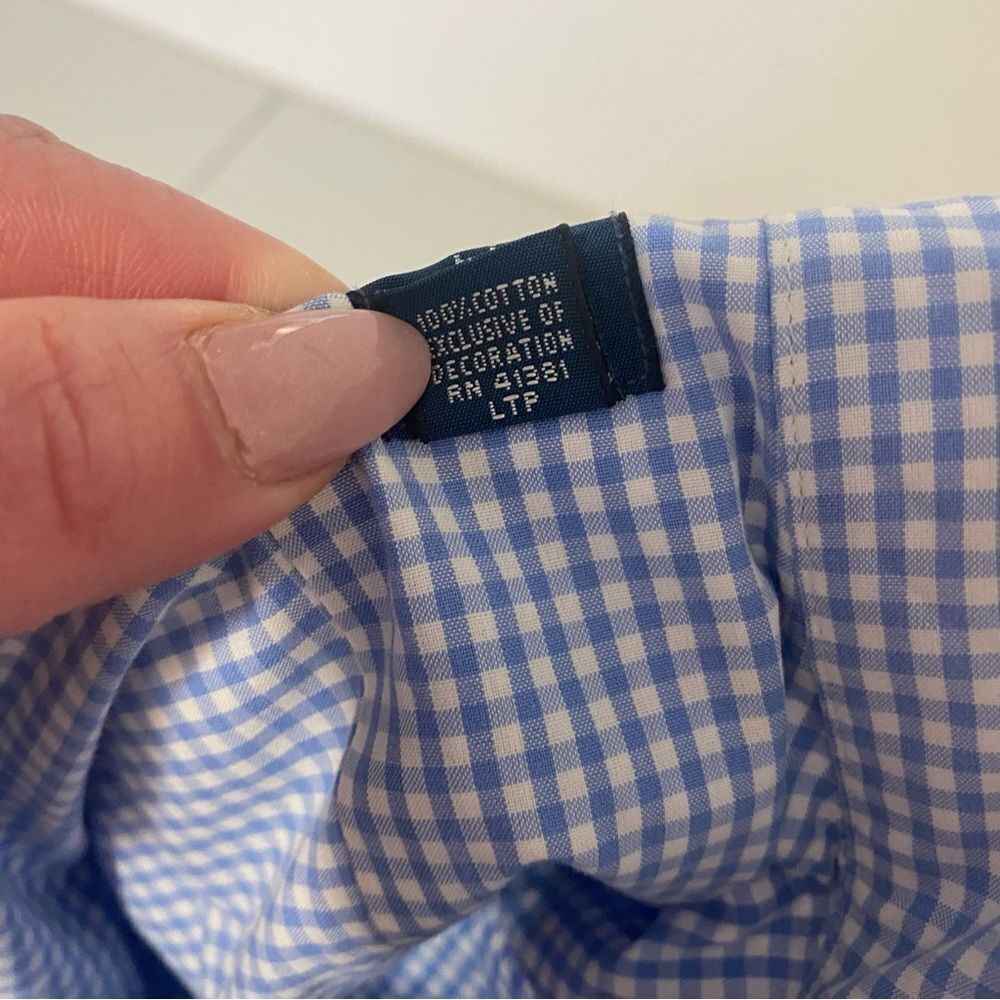 RALPH LAUREN Classic Fit Checkered Casual Button up Shirt - Picture 6 of 10